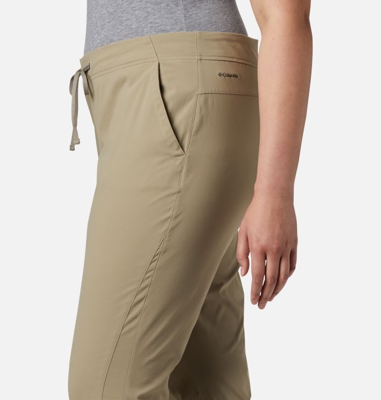 Women's Columbia Anytime Outdoor Boot Cut Pants Khaki | Plus Size CA-WLC41